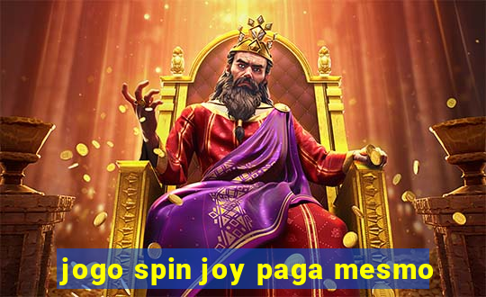 jogo spin joy paga mesmo